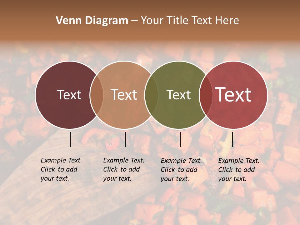 Real Food Yam Dinner PowerPoint Template