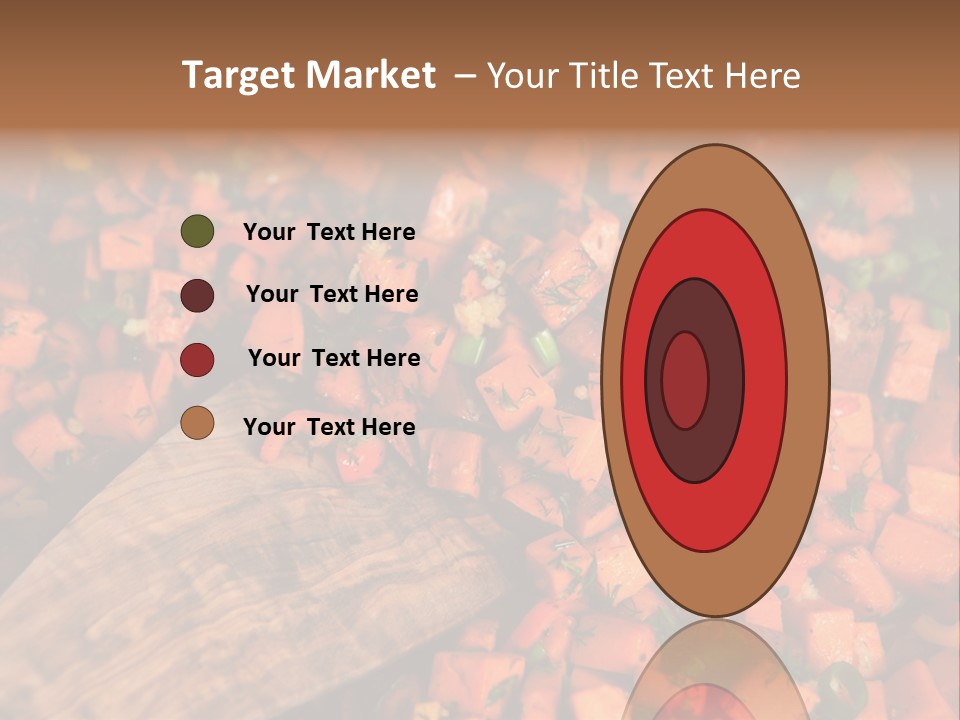 Real Food Yam Dinner PowerPoint Template