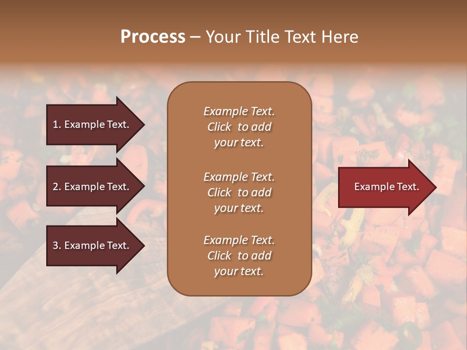 Real Food Yam Dinner PowerPoint Template