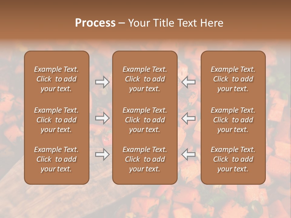 Real Food Yam Dinner PowerPoint Template