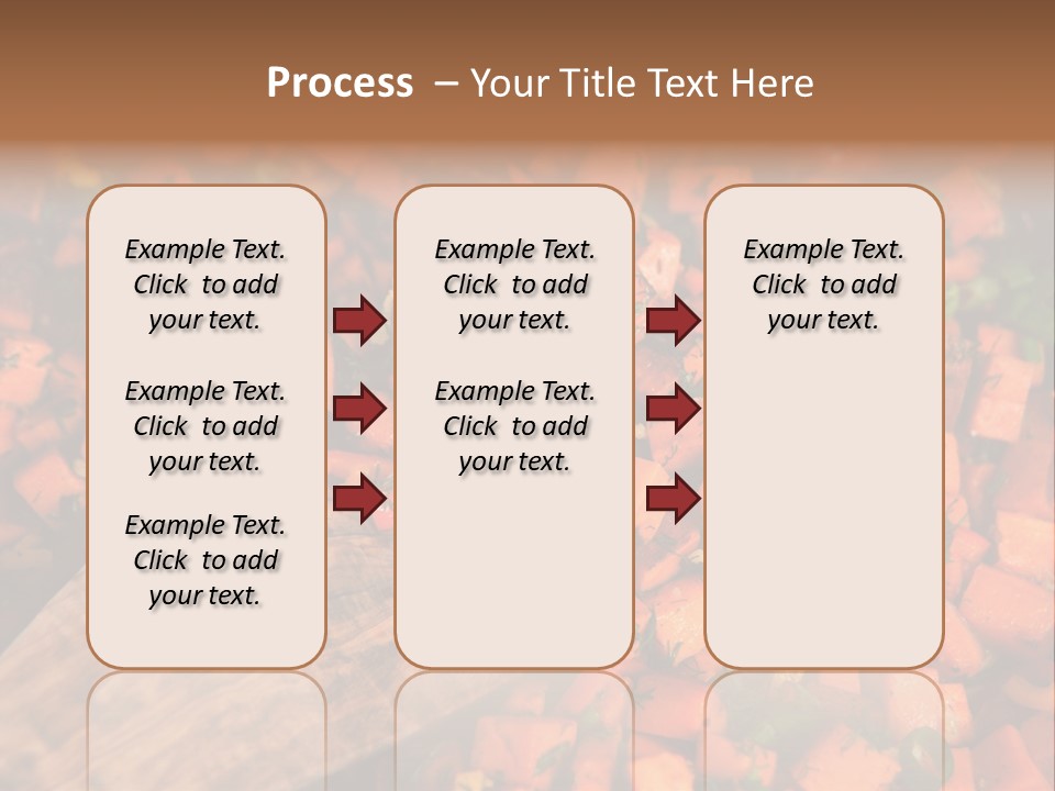 Real Food Yam Dinner PowerPoint Template