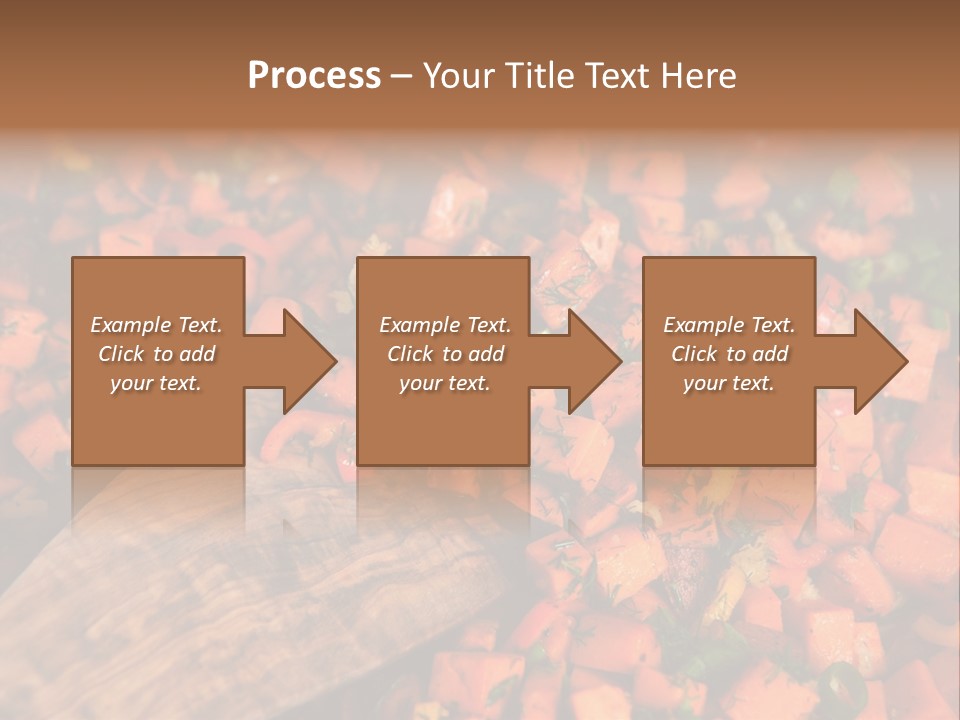 Real Food Yam Dinner PowerPoint Template