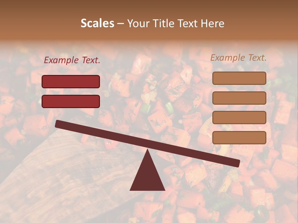 Real Food Yam Dinner PowerPoint Template