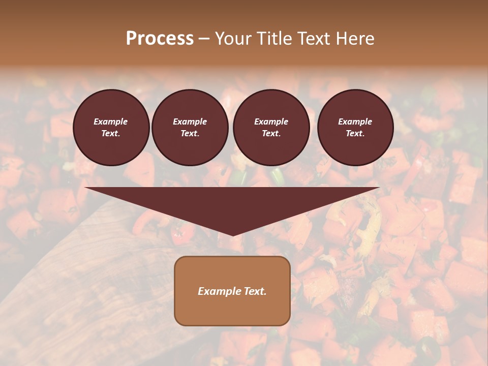 Real Food Yam Dinner PowerPoint Template