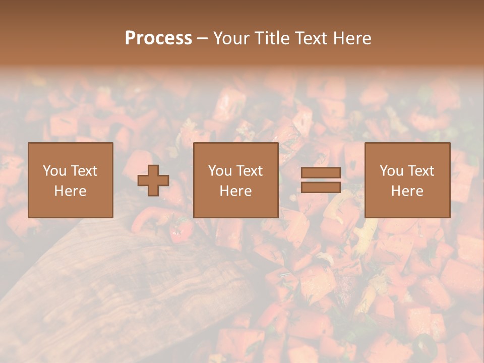 Real Food Yam Dinner PowerPoint Template