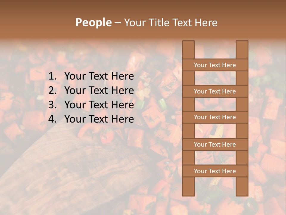 Real Food Yam Dinner PowerPoint Template