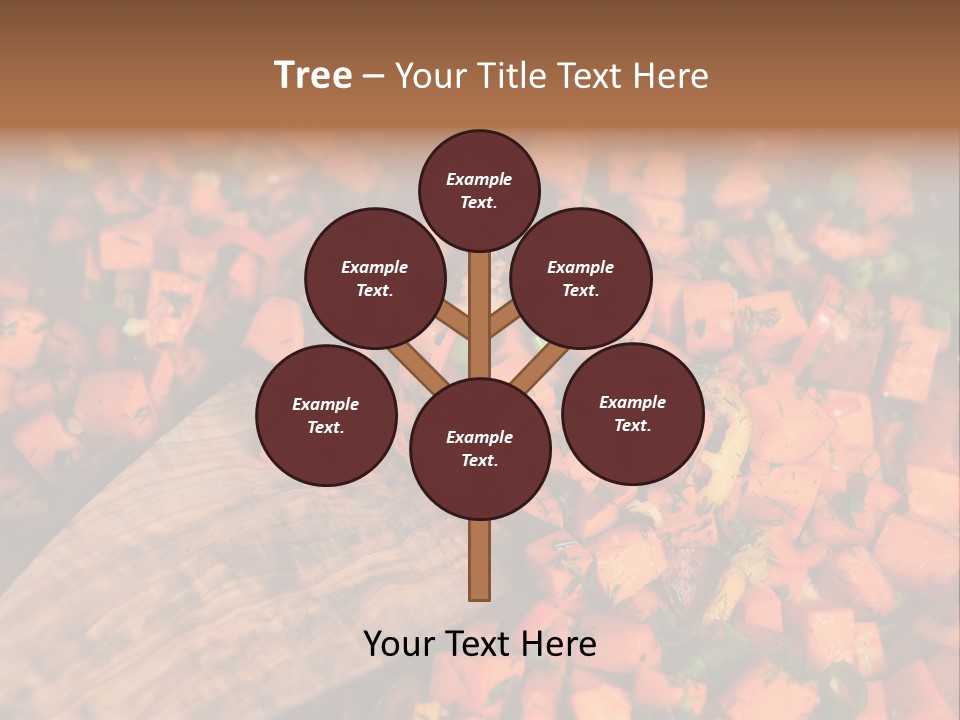 Real Food Yam Dinner PowerPoint Template