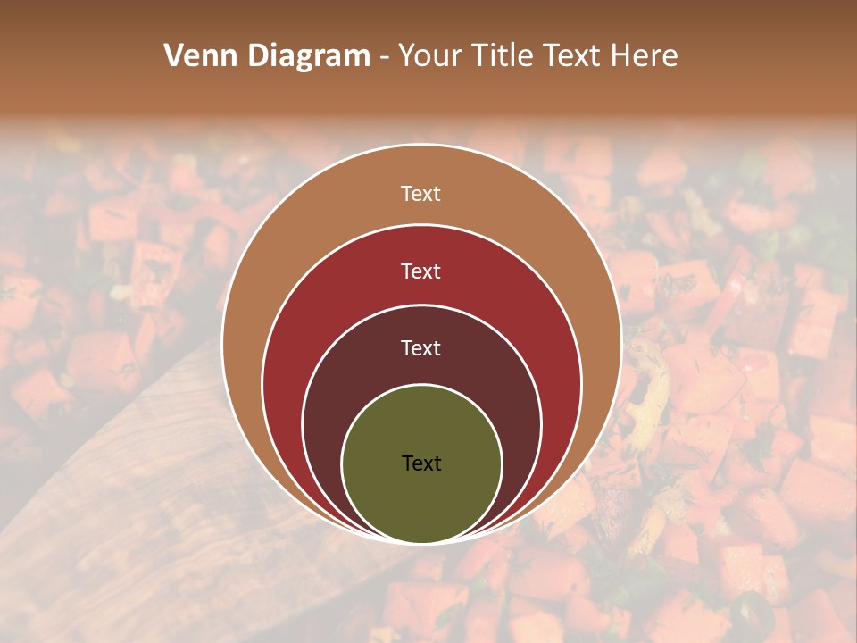 Real Food Yam Dinner PowerPoint Template