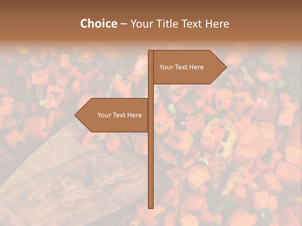 Real Food Yam Dinner PowerPoint Template