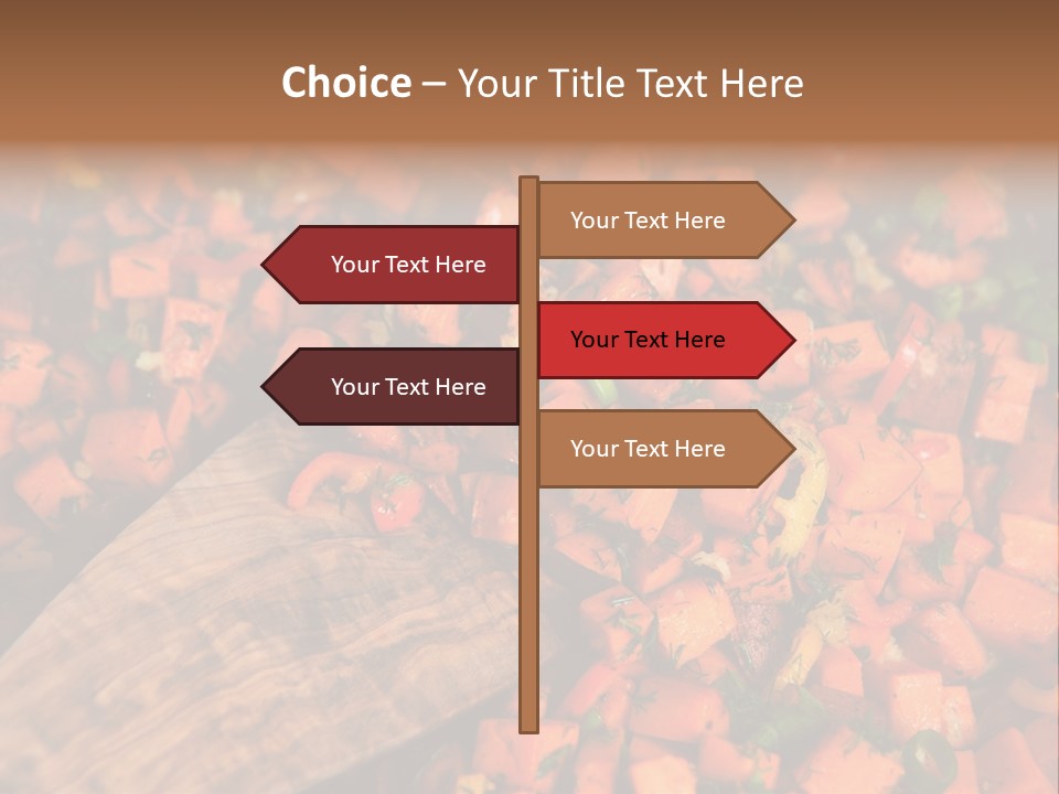 Real Food Yam Dinner PowerPoint Template