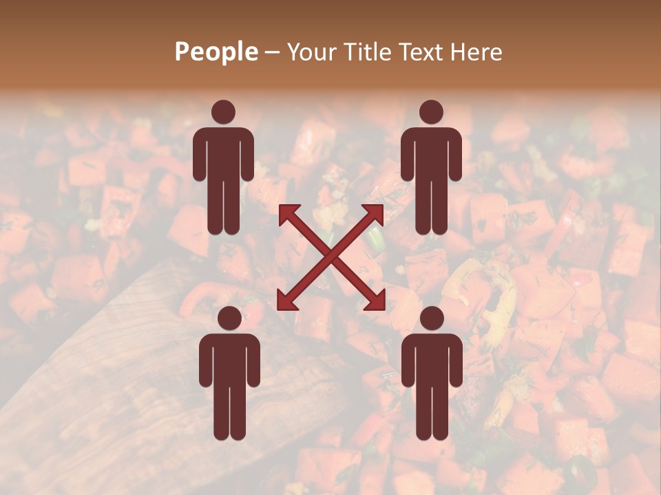 Real Food Yam Dinner PowerPoint Template