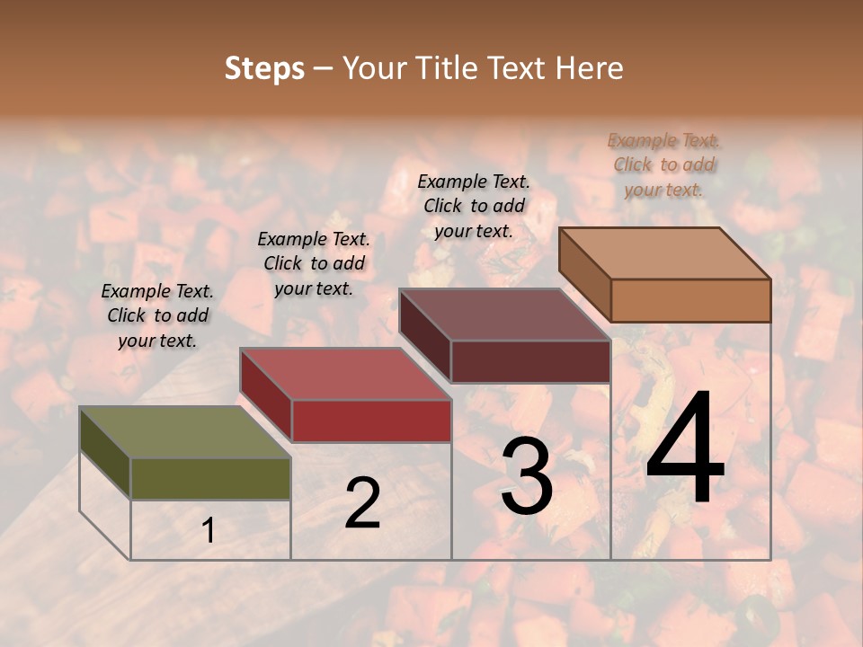 Real Food Yam Dinner PowerPoint Template