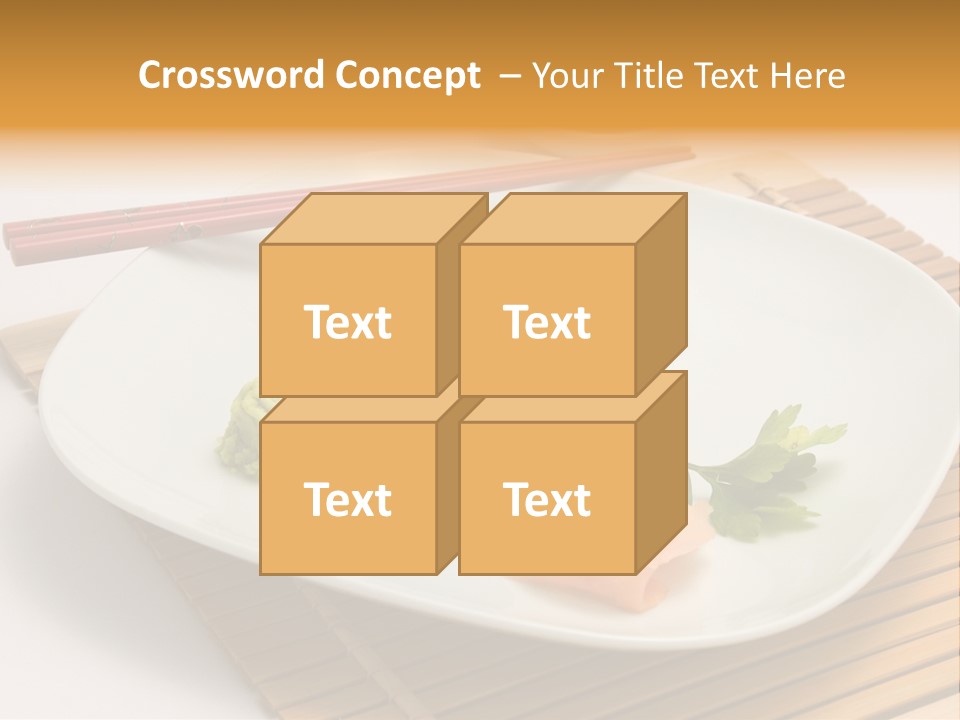 Isolated Food Product PowerPoint Template