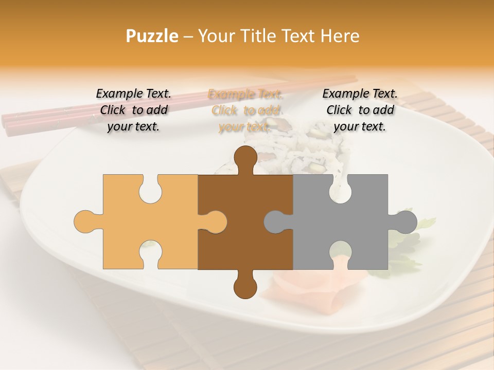 Isolated Food Product PowerPoint Template