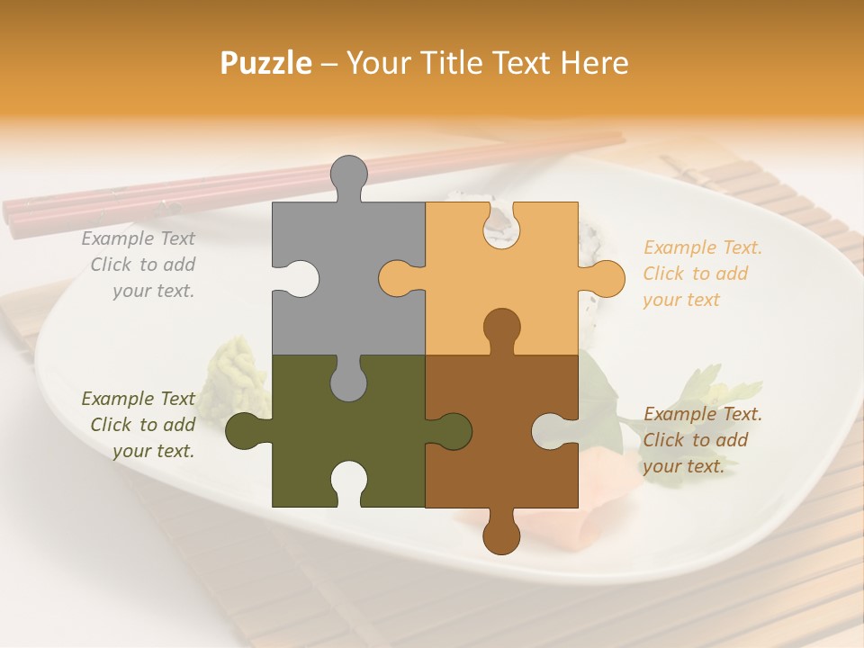 Isolated Food Product PowerPoint Template