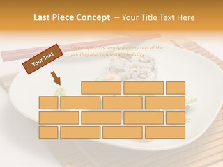 Isolated Food Product PowerPoint Template