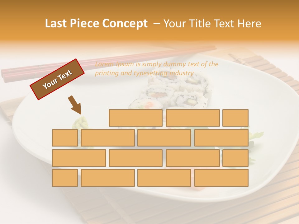 Isolated Food Product PowerPoint Template