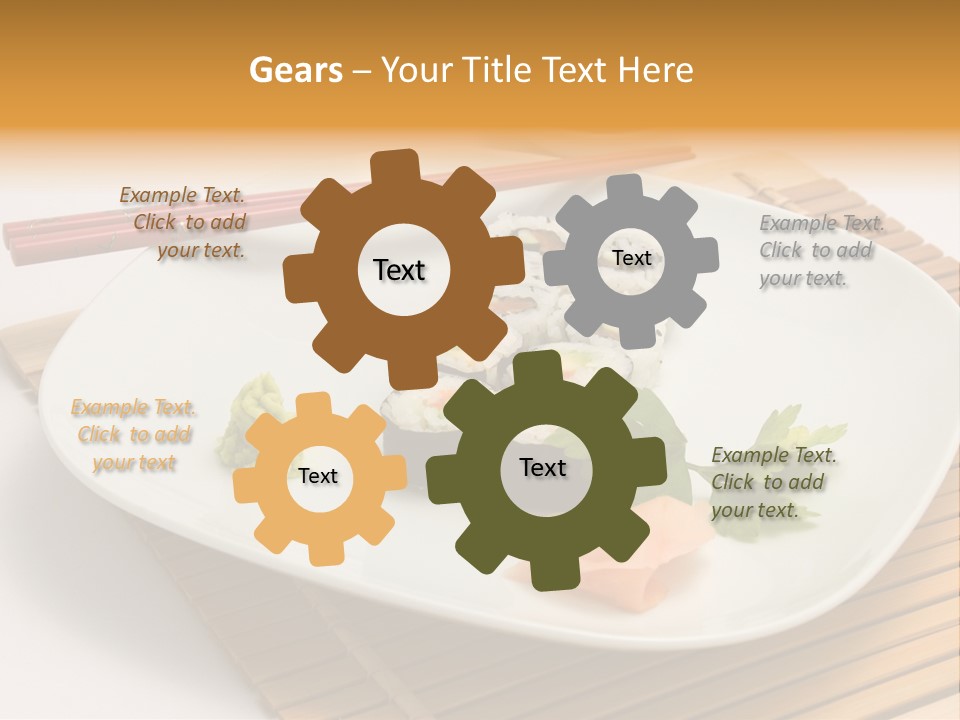 Isolated Food Product PowerPoint Template