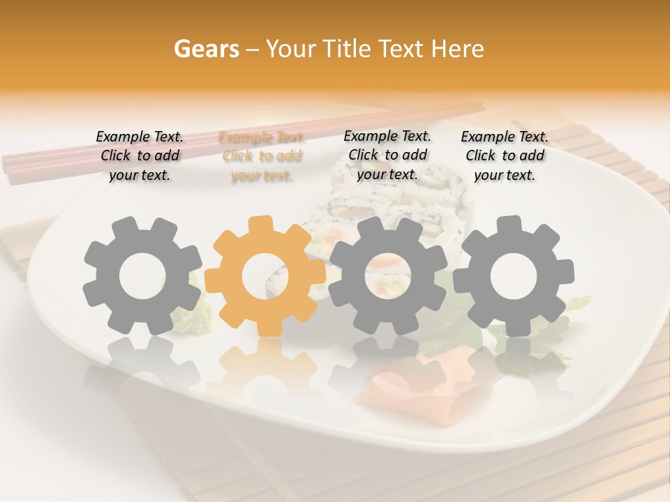 Isolated Food Product PowerPoint Template