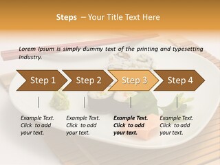 Isolated Food Product PowerPoint Template