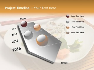 Isolated Food Product PowerPoint Template