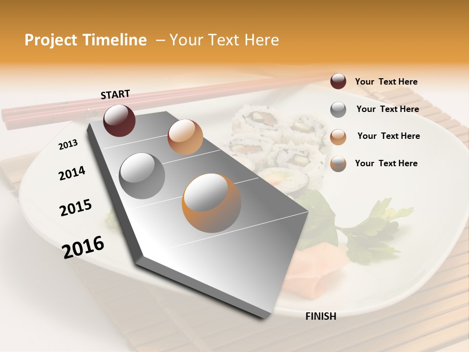 Isolated Food Product PowerPoint Template