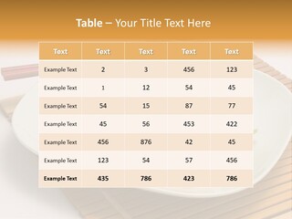 Isolated Food Product PowerPoint Template