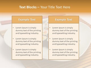 Isolated Food Product PowerPoint Template