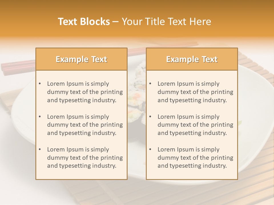 Isolated Food Product PowerPoint Template