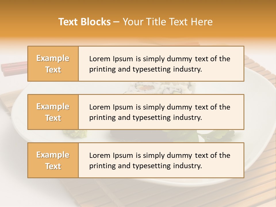 Isolated Food Product PowerPoint Template