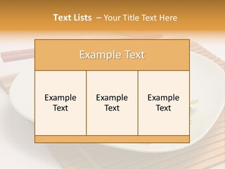 Isolated Food Product PowerPoint Template