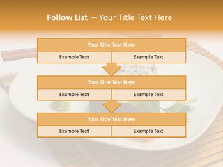 Isolated Food Product PowerPoint Template
