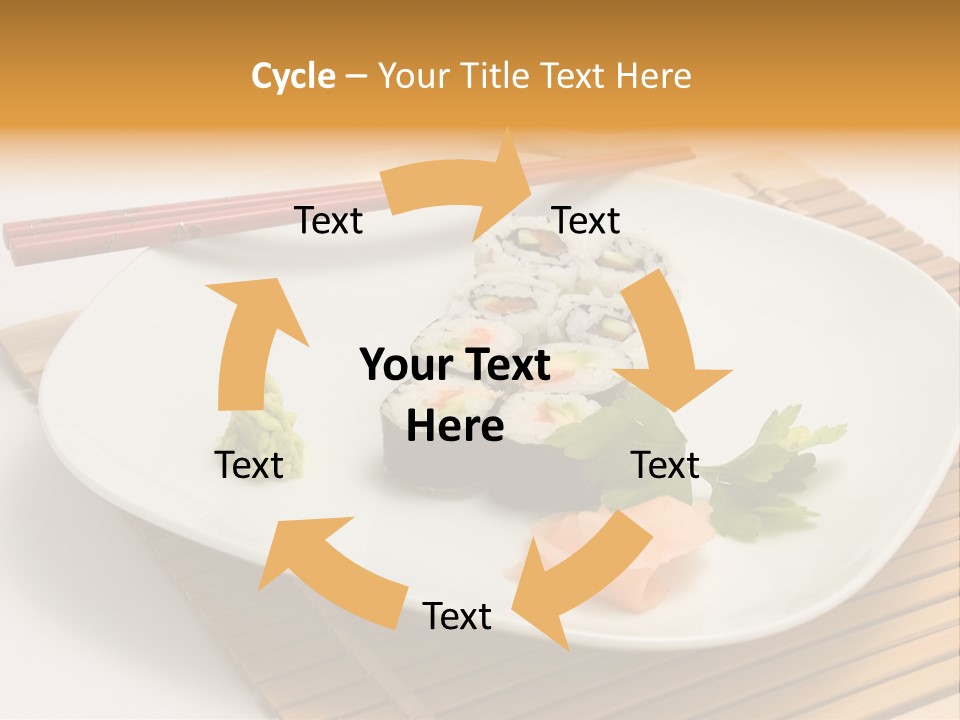 Isolated Food Product PowerPoint Template