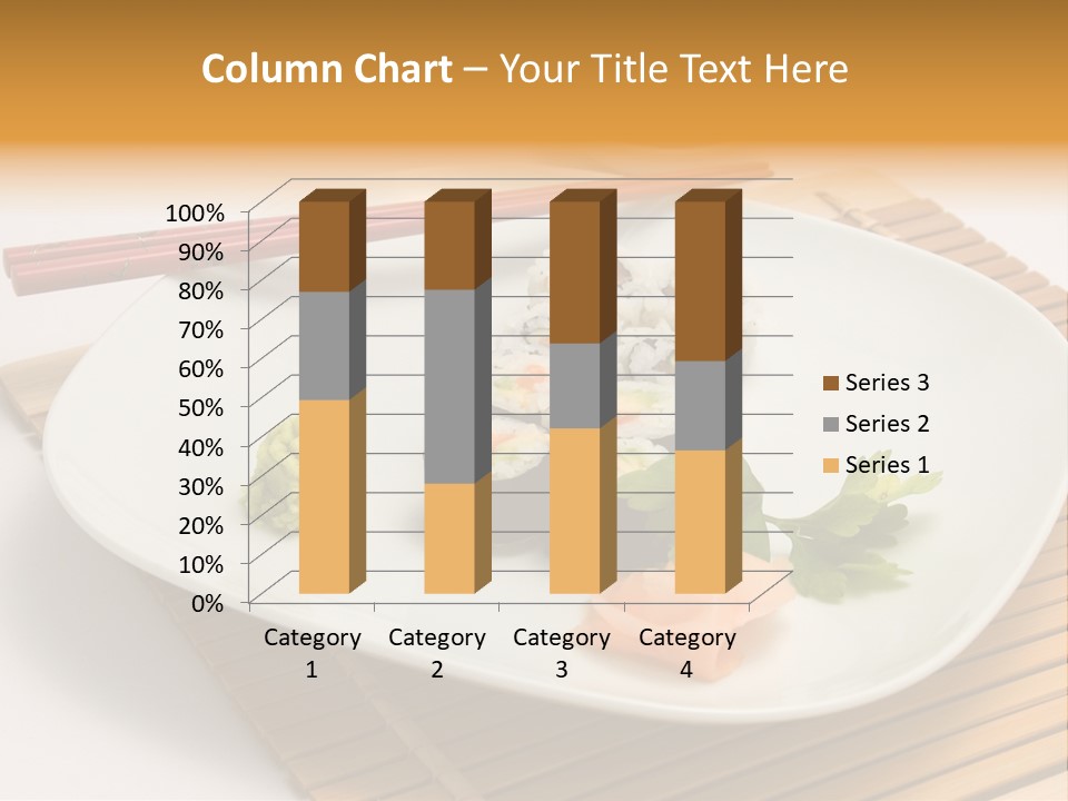 Isolated Food Product PowerPoint Template