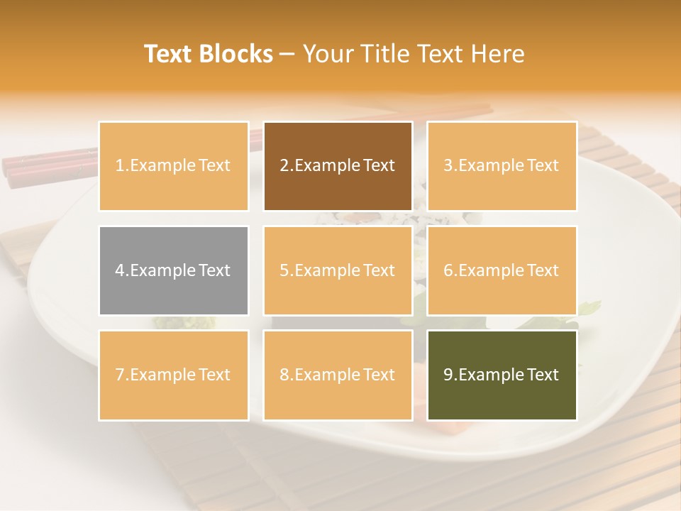 Isolated Food Product PowerPoint Template