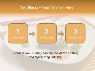 Isolated Food Product PowerPoint Template