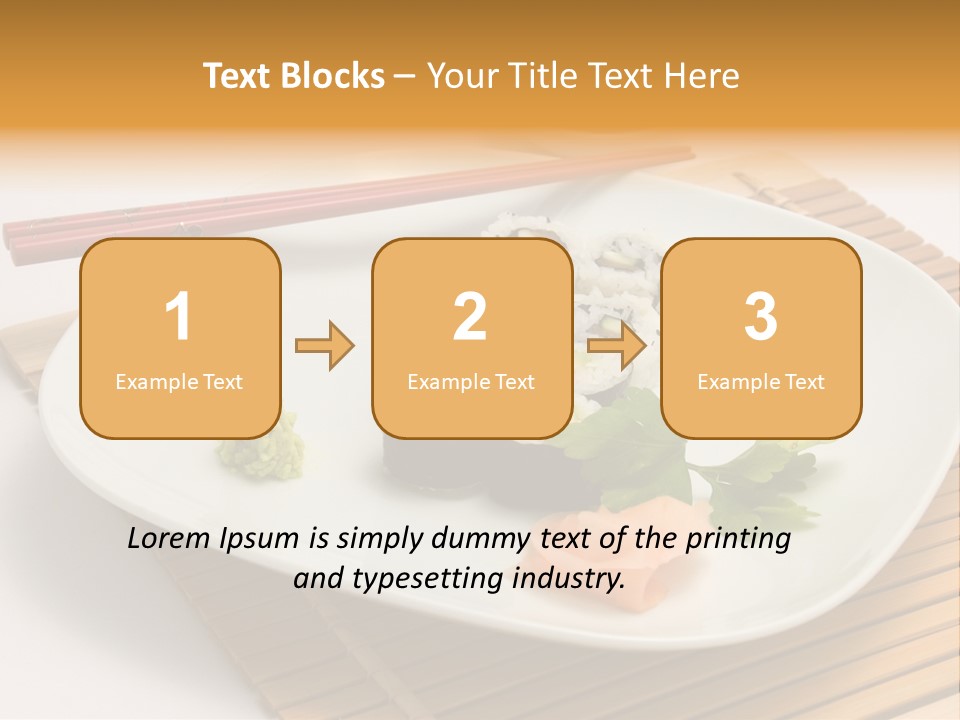 Isolated Food Product PowerPoint Template