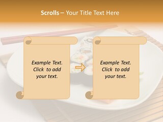 Isolated Food Product PowerPoint Template