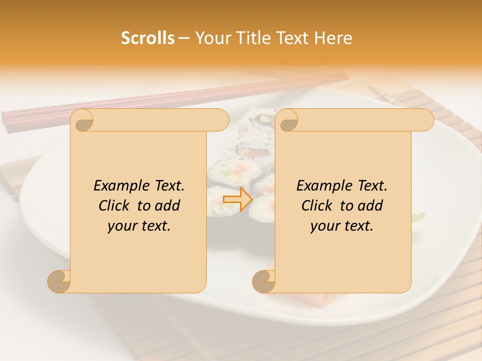 Isolated Food Product PowerPoint Template