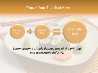 Isolated Food Product PowerPoint Template