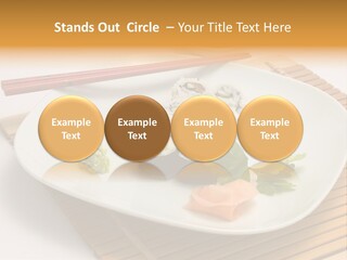 Isolated Food Product PowerPoint Template