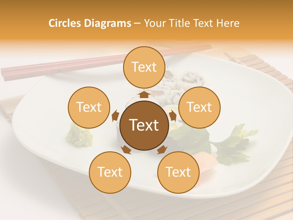 Isolated Food Product PowerPoint Template