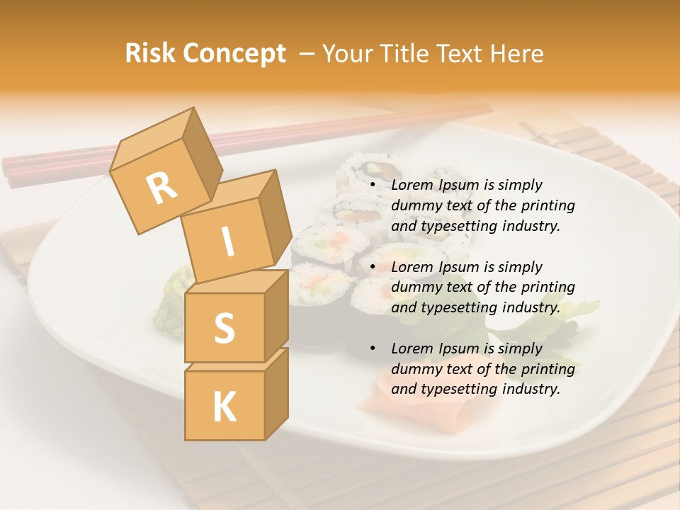 Isolated Food Product PowerPoint Template