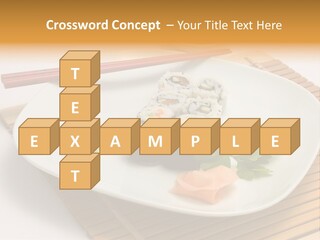 Isolated Food Product PowerPoint Template