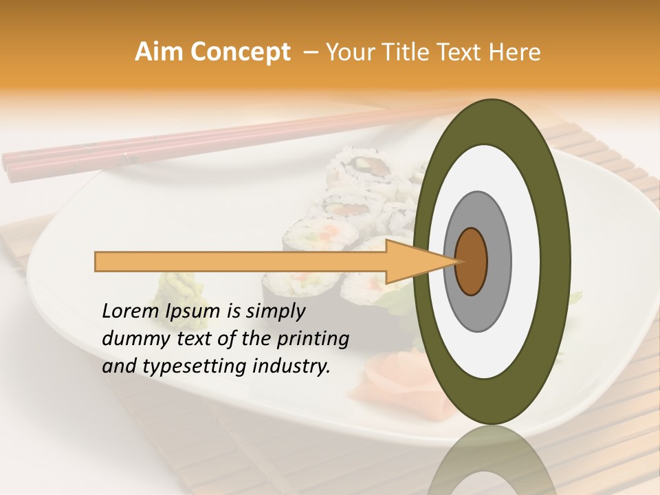 Isolated Food Product PowerPoint Template