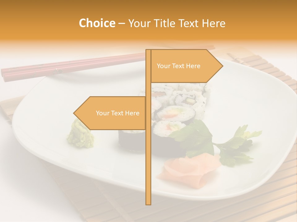 Isolated Food Product PowerPoint Template