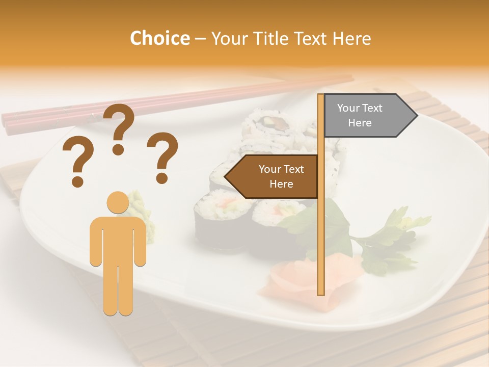 Isolated Food Product PowerPoint Template