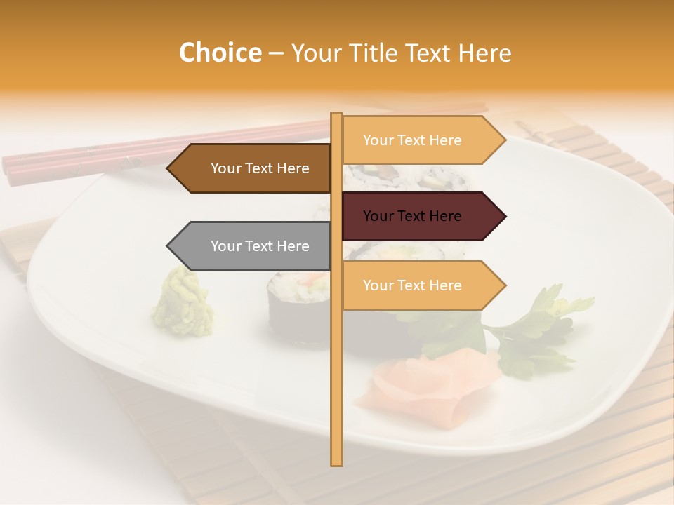 Isolated Food Product PowerPoint Template