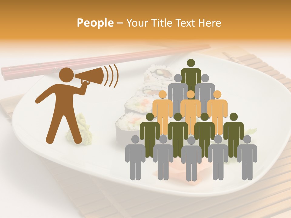 Isolated Food Product PowerPoint Template