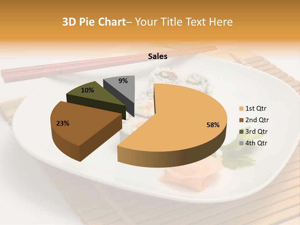 Isolated Food Product PowerPoint Template